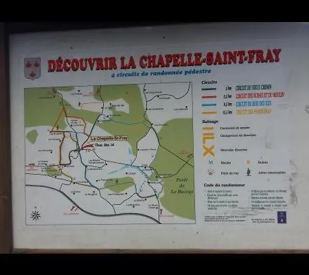 Maison De Dans Grand Jardin Arbore A La Chapelle-saint-fray Proche Le Mans Sarthe, Pays-de-la-loire Domfront-en-Champagne